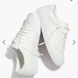 Madewell Sidewalk Low-Top Sneakers in Leather